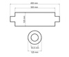 Center Muffler 63,5mm TurboWorks RS 409SS 300mm