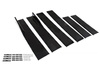 Diffuser Uniwersalne Side Skirts 6 pcs.