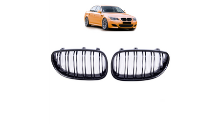 Grill BMW 5 E60 E61 Dual Line Gloss Black