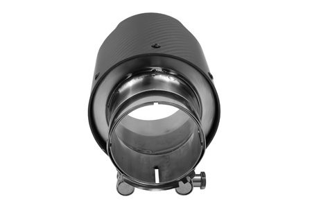 Exhaust Tip 114mm enter 70mm Carbon Matte