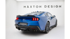 Splitter Ford Mustang GT Mk7 Tył Boczne Street Pro Black-Red + Gloss Flaps