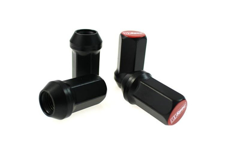 Forged wheel lug nuts D1Spec Alu 1,5 Black/Red