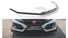 Splitter Honda Civic X Type-R Front Racing Durability v.2 Black