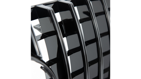 Grill sportowy GT Gloss Black Camera MERCEDES GL-Class X166 przed liftem 2012-2015 USZKODZONY