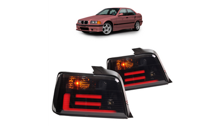 Lampy BMW 3 E36 Tył LED Smoke