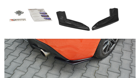 Splitter Toyota GT86 Facelift Tył Boczne v.1 Gloss Black