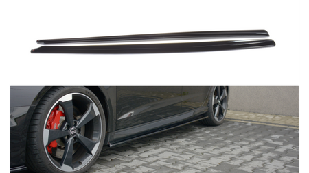 Diffuser Audi RS3 8V Facelift Sportback Side Skirts Gloss Black