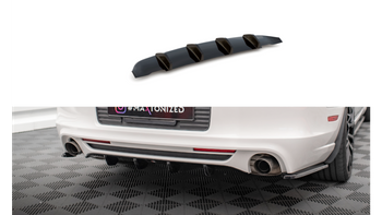 Diffuser Ford Mustang V Facelift Rear Valance Gloss Black