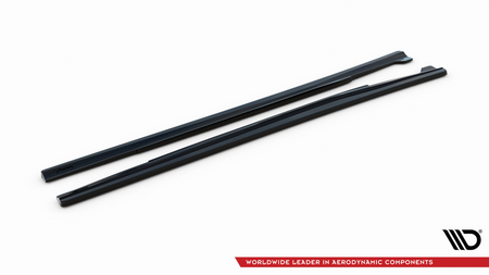 Diffuser Mercedes-Benz A W176 CLA 117 AMG CLA 117 AMG LINE Facelift Side Skirts Gloss Black