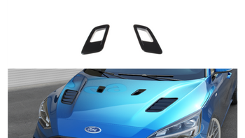 Otwory maski Ford Focus ST-Line I STV Mniejsze Gloss Black