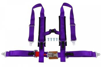 Racing seat belts 4p 2" Purple - Offroad