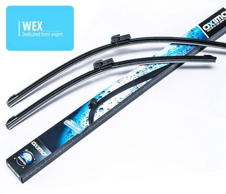 Front set dedicated silicon wiperblades