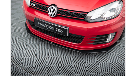 Splitter Volkswagen Golf VI GTI przód Racing Durability v.3 Black-Red