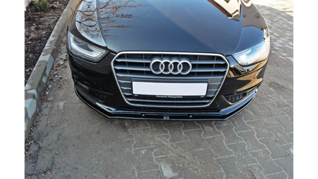 Splitter Audi A4 B8 Facelift Front v.1 Gloss Black