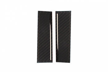 Carbon fiber sticker CD Panel left & right Ford Mustang 15-19