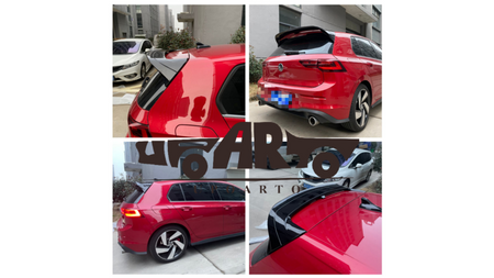 Spoiler Volkswagen Golf 8 Gloss Black