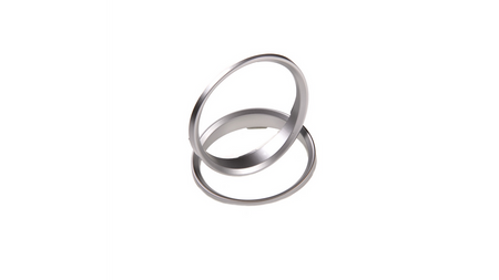 Sport Dashboard Rings Silver suitable for BMW 3 (E90) Sedan (E91) Touring (E93) Convertible (E92) Coupe 2005-2011