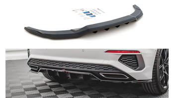 Splitter Audi A3 8Y S-Line Tył Środkowy z Dyfuzorem Gloss Black