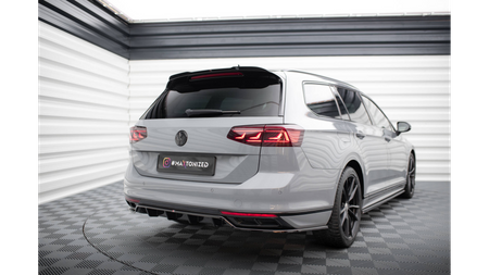 Splitter Volkswagen Passat B8 Facelift R-Line Rear Central with Diffuser