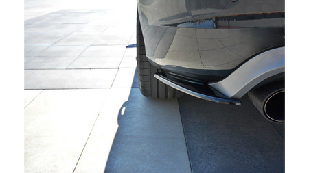 Splitter Volvo V60 Polestar Facelift Rear Side Gloss Black