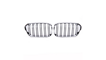 Grill BMW 1 F20 F21 Facelift Dual Line Chrome & Black