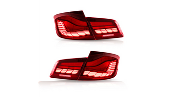 Zestaw Lamp Tylnych Dynamic LED Red BMW 5 F10 2010-2017