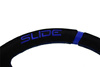 Steering wheel SLIDE 350mm offset:90mm Suede Blue