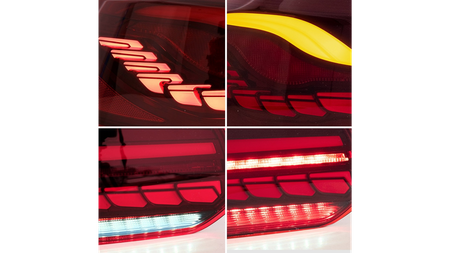 Lampy Volkswagen Golf VI Tył Dynamic LED Red