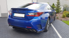 Splitter Lexus RC Rear Side Gloss Black