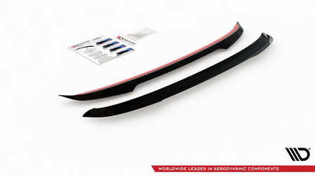 Spoiler Cap Volkswagen Golf 8 GTI R v.1 Gloss Black