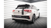 Splitter Volkswagen T-Roc Facelift R R-Line Tył Środkowy z Dyfuzorem Gloss Black