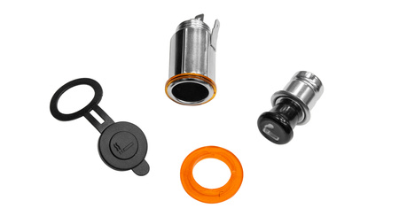 Lighter socket, lighter