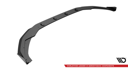 Splitter Audi A3 8Y S-Line Przód Pro v.1 + flaps Black-Red