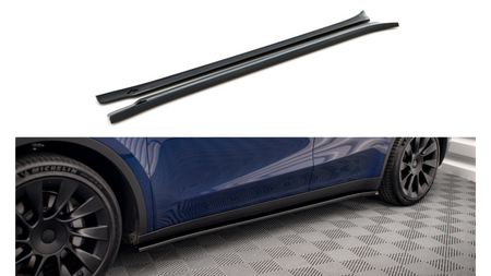 Diffuser Tesla Model Y Side Skirts v.2 Gloss Black