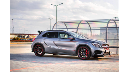 Dokładka Mercedes-Benz GLA 45 AMG SUV (X156) Progi Gloss Black