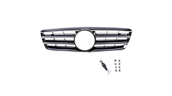 Grill Mercedes-Benz C W203 S203 Gloss Black 4S