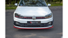 Splitter Volkswagen Polo VI GTI Front v.2 Red