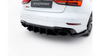 Diffuser Audi RS3 Sedan 8V Facelift Rear Street Pro v.2 Black-Red