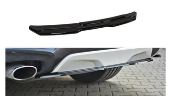 Splitter BMW X4 G02 M-Pack Rear Central without Diffuser Gloss Black