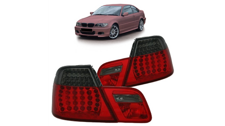 Lights BMW 3 E46 Facelift Rear LED Red-Smoke