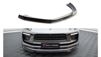 Splitter Porsche Macan I Facelift 2 Front Gloss Black