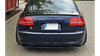 Splitter Audi S8 D3 Tył Środkowy with vertical bars Gloss Black