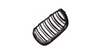 Grill BMW 3 E46 Facelift Compact podwójne żeberka Gloss Black