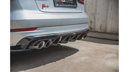 Diffuser Audi S3 8V Facelift Rear Valance Gloss Black