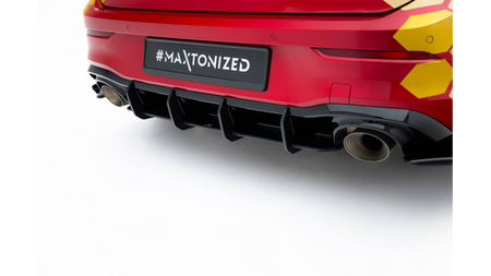 Diffuser Volkswagen Golf GTI Clubsport Mk8 Facelift Rear Street Pro v.2 Red