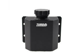 Oil catch tank bulkhead TurboWorks 1 l Black