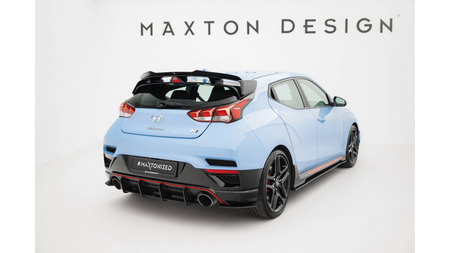 Splitter Hyundai Veloster N Mk2 Rear Side Street Pro Black