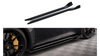 Diffuser Porsche 911 Turbo S 992 Side Skirts Gloss Black