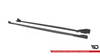 Diffuser Audi RS3 8Y Side Skirts Street Pro Black-Red + Gloss Flaps