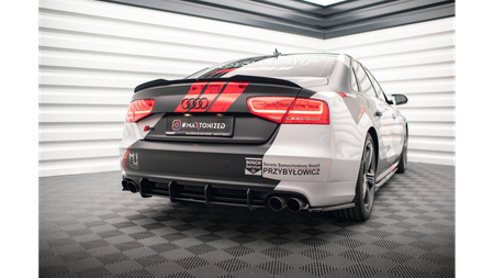 Diffuser Audi S8 D4 Rear Street Pro Red